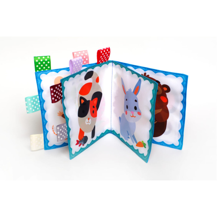 М’яка книжечка для купання немовлят Розумний песик