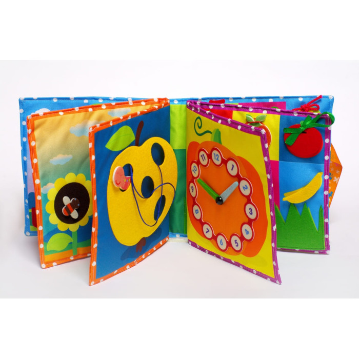 Текстильна (фетрова) книжечка для немовлят Сонечко