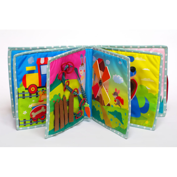 Текстильна (фетрова) книжечка для немовлят Кошеня