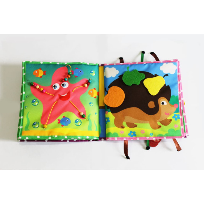 Текстильна (фетрова) книжечка для немовлят Цуценя