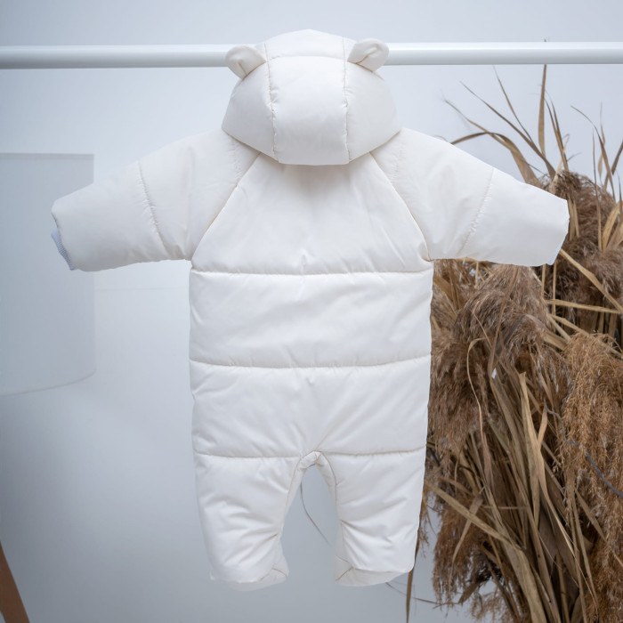 Дитячий демісезонний комбінезон Еклер молочний