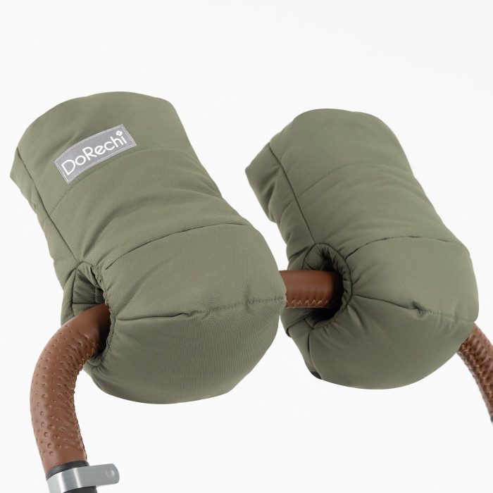 Муфта на коляску флис зеленая 2081