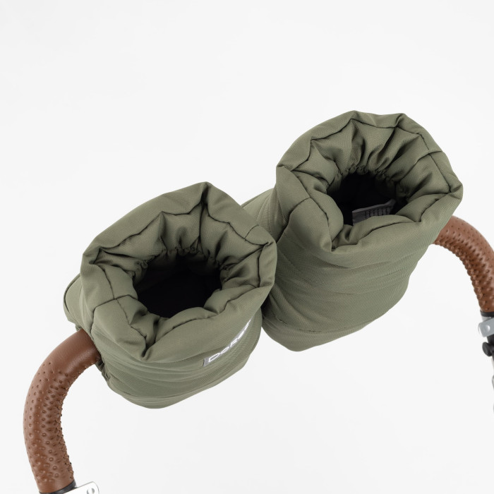 Муфта на коляску флис зеленая 2081