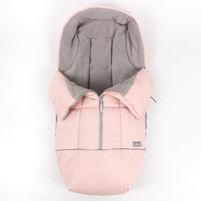 Зимний конверт в коляску Trend розовый