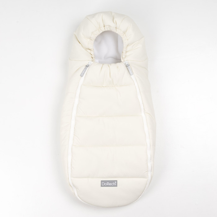 Зимний конверт в коляску Baby XS молочный