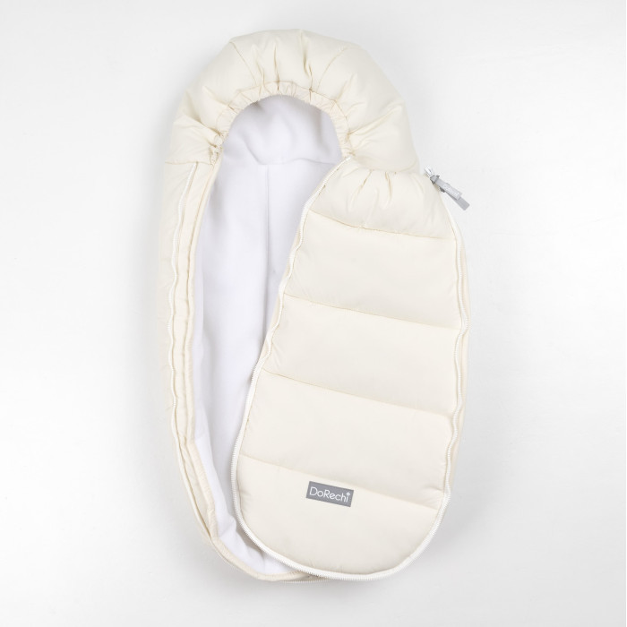 Зимний конверт в коляску Baby XS молочный