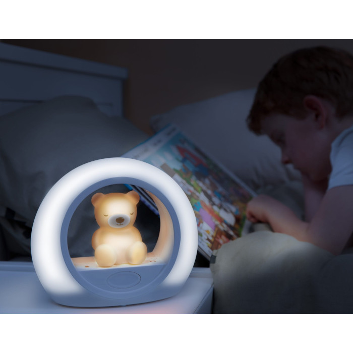 Детский ночник ZAZU BILLY «Медвежонок» с датчиком плача (Cry Sensor), карамель