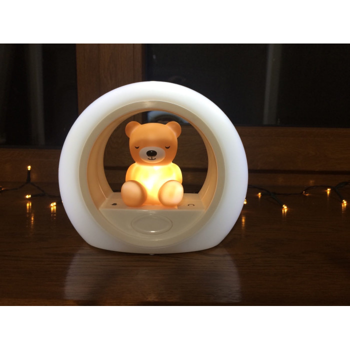 Детский ночник ZAZU BILLY «Медвежонок» с датчиком плача (Cry Sensor), карамель