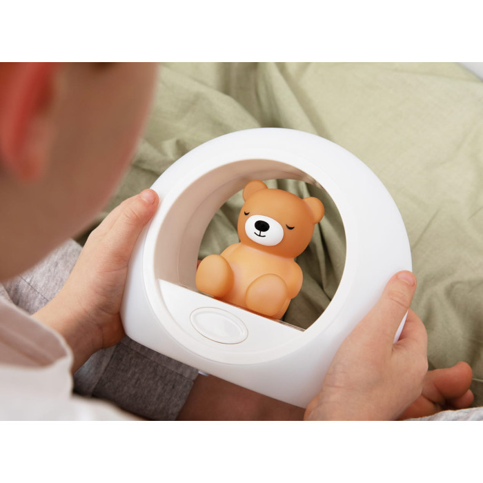 Детский ночник ZAZU BILLY «Медвежонок» с датчиком плача (Cry Sensor), карамель