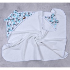 Полотенце для купания малыша Delta голубое, Украина