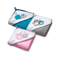 Полотенце для купания велюровое Зверята 137/05/05, Baby Ono