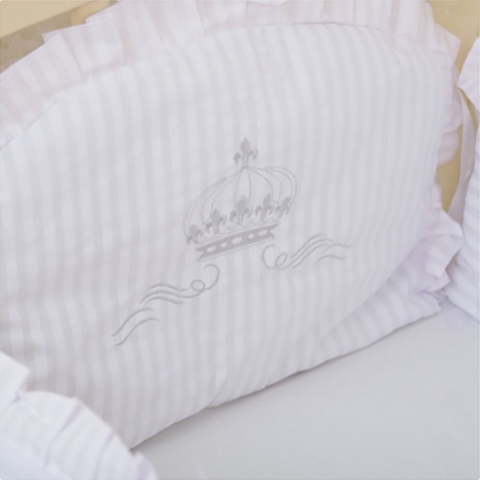 Захист для дитячого ліжечка Королівський білий, Бетіс