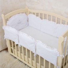 Защита для детской кроватки Королевский белая, Бетис