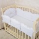 Захист для дитячого ліжечка Королівський білий, Бетіс