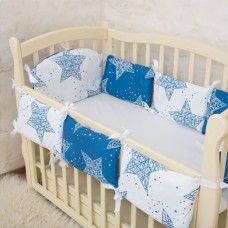 Захист для дитячого ліжечка Сузір'я блакитний, Бетіс