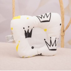 Подушка для новорожденных Королевский сон-1 белая с желтым, Украина