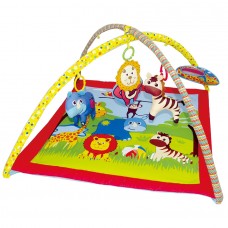 Дитячий розвиваючий килимок з дугами Веселий Зоопарк, Biba Toys