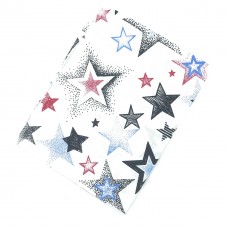Детская ситцевая пеленка Звезды синие 80x100, Украина