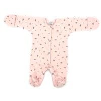 Чоловічок Корона, футер, рожевий, Garden Baby
