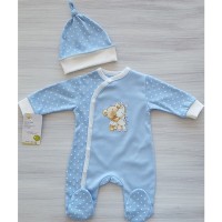 Комплект Тедди 937 голубой, HappyTot 