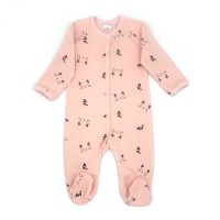 Детский человечек Улыбка котика персиковый, Garden Baby