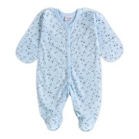 Чоловічок Garden Baby Сірі Зірочки 10830-07 футер блакитний