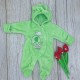 Комбинезон Sweet Dream махровый 12038-25 зеленый для новорожденного, Garden Baby