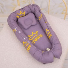 Кокон для новорожденного Корона 80х50 фиолетовый, Бетис