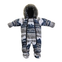 Комбінезон зимовий Garden Baby 101031-63/32 Сіро-синій