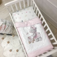 Комплект постельного белья Kids Toys Мишка розовый-3, Маленькая Соня