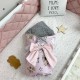 Конверт для девочки Куклы на розовом