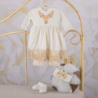 Костюм Світлинка интерлок молочный с кофейным, Бетис