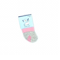 Шкарпетки трикотажні Малючок сіро-рожеві 0-3мес., Польща