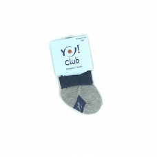 Шкарпетки трикотажні Малючок сіро-сині 0-3мес., Польща