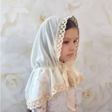 Церковна хустка-палантин Чарівний янгол молочний для дітей, Бетіс