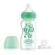 Пляшка-поїльник Option+ Зелені зірки DrBrowns