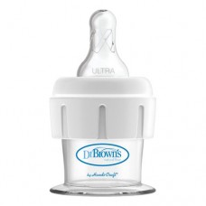 Стартова пляшечка c соскою Ultra Preemie для годування глибоко недоношених дітей 15 мл, Dr. Brown's