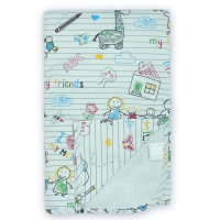 Водонепроницаемая пеленка Eco Cotton 65х90 Family, ЭКО ПУПС