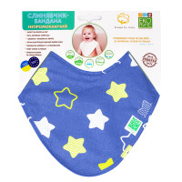 Слинявчик-бандана Космо зірочки Eco Cotton, ЕКО ПУПС