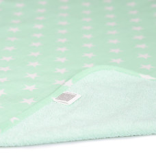 Водонепроницаемая пеленка Eco Cotton 50х70 звездочки, ЭКО-ПУПС