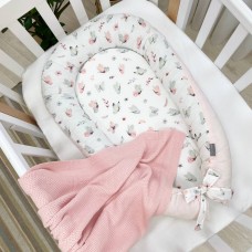 Кокон Baby Design Бабочка розово-мятная, Маленькая Соня