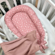 Кокон для новонароджених Baby Design Baby сіро-пудровий Маленька Соня