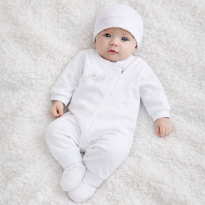 Хрестильний білий комплект К8ІН