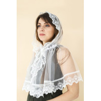 Церковна хустка Lace молочна