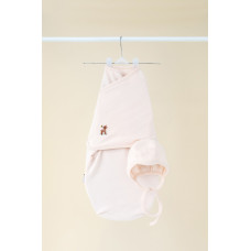 Пеленка кокон на липучках Cozy 0-3 мес сливочный, MagBaby