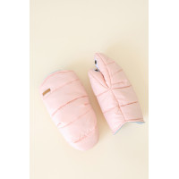 Муфта-рукавички для коляски, цвет пудра