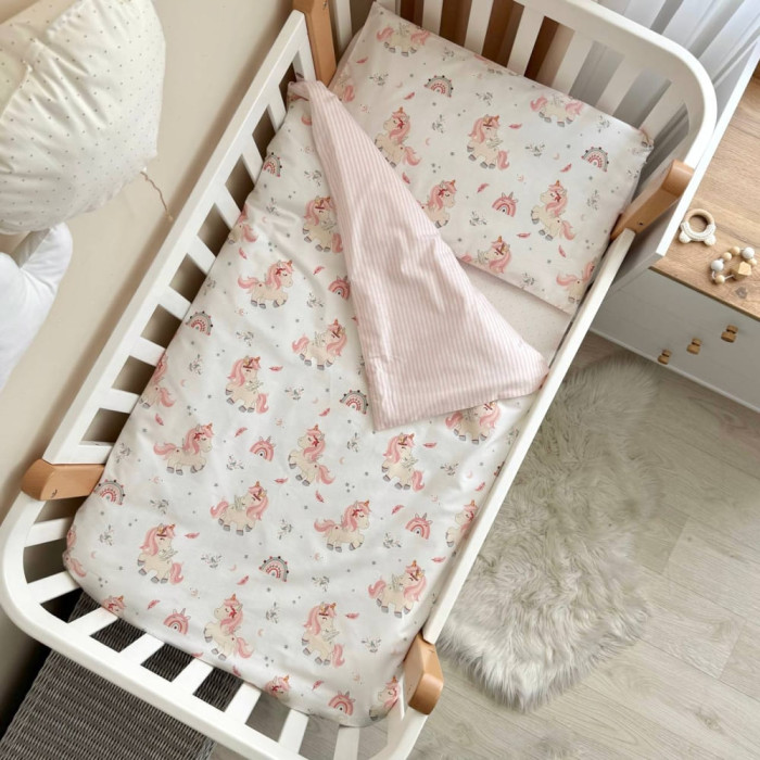 Дитяча постільна білизна для немовлят Baby Mix Єдиноріжки Маленька Соня