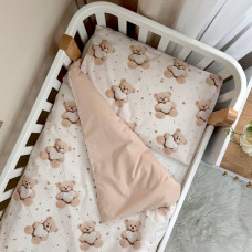 Комплект постільної білизни Ведмедик із сердечком