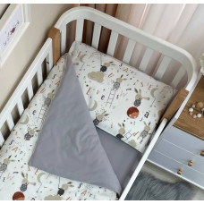 Комплект постельного белья Зайцы на лестнице Маленькая Соня