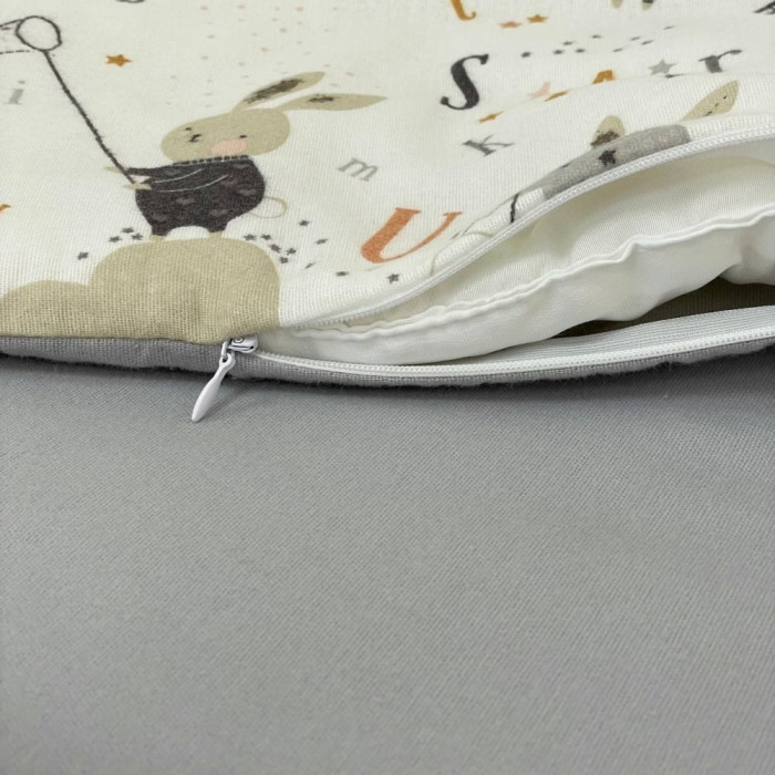 Дитяча постільна білизна для немовлят Зайці на драбинці Маленька Соня фланель